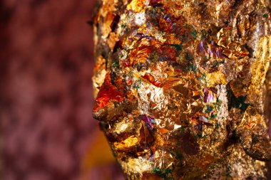 Tayland 'daki Budist tapınaklarında eski Buda resimlerinin yakın çekimi