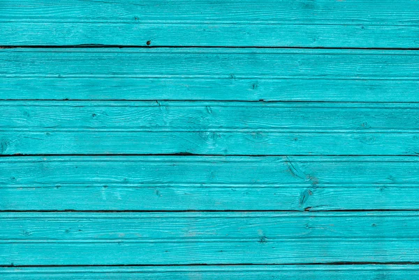 Mint blue painted wooden board, texture background — Stock Photo, Image