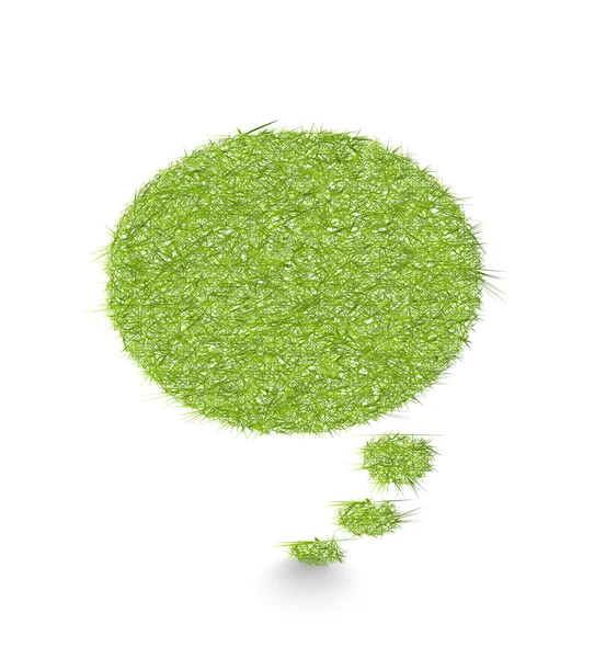 Grassy bubble, vector — Stock Vector