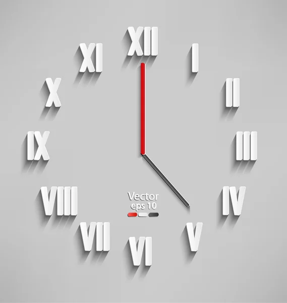 Reloj de pared — Vector de stock