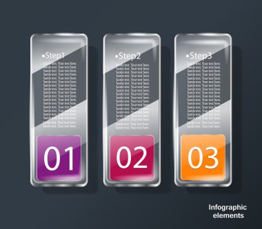 Sonraki adım, modern infograiphics seçenekleri afiş