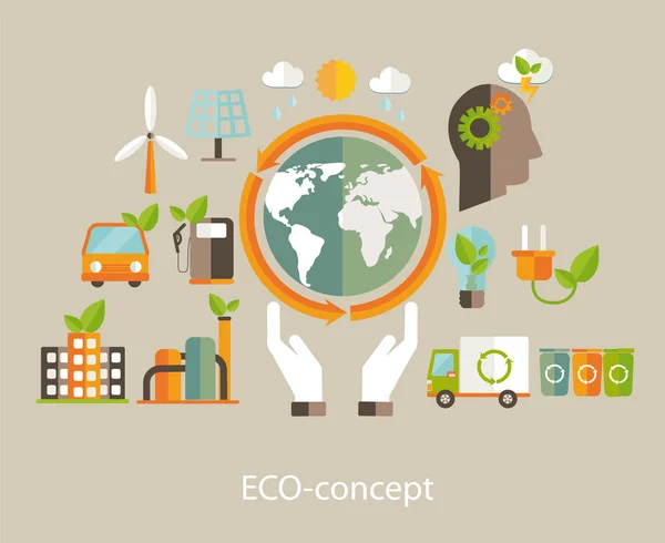 Eco-concept. — Stockvector