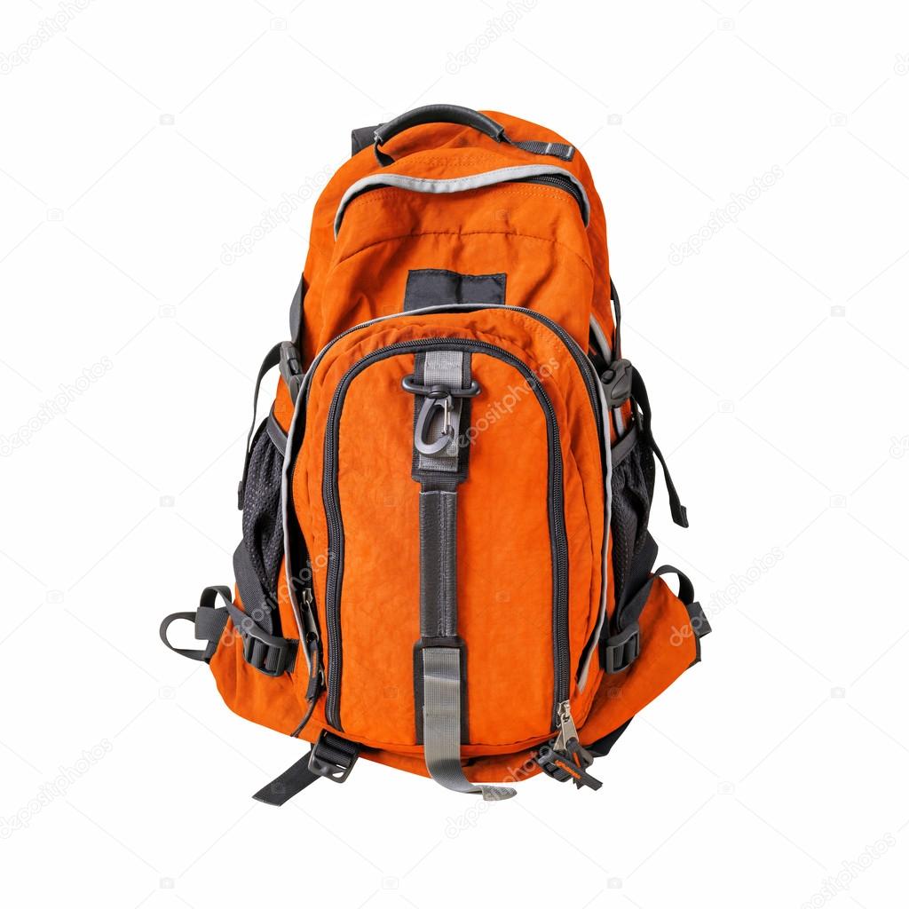 Backpack isolated with path