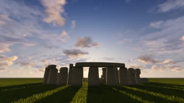 Stonehenge al amanecer — Vídeos de Stock