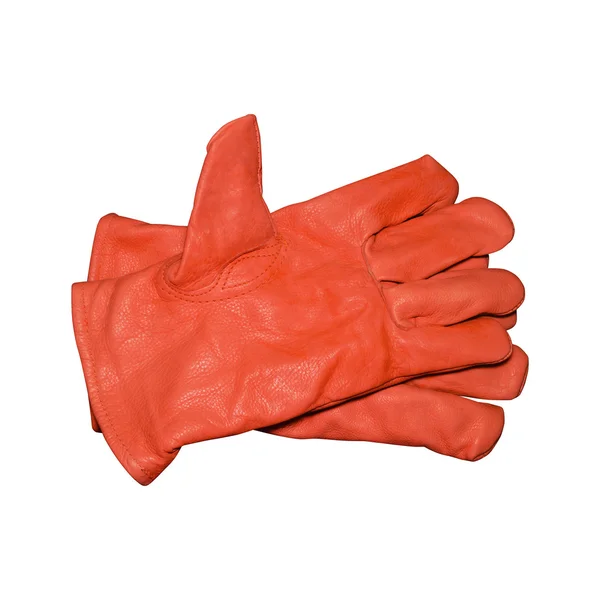 Безопасные перчатки изолированы — стоковое фото