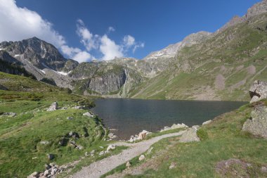 dağ gölü, milli park, pyrenees, Fransa