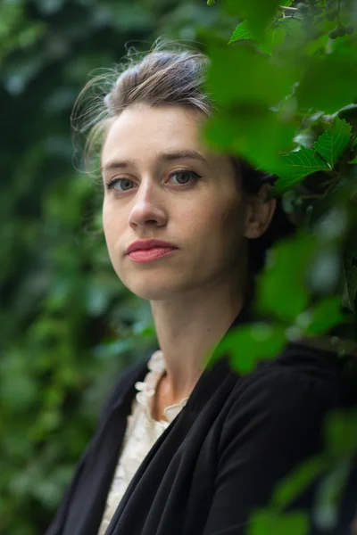 Parisian girl, Paris, France — Stock Photo, Image