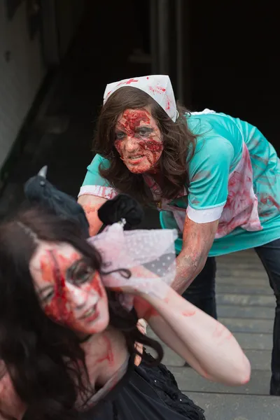 Dangerous nurse — Stock Photo, Image