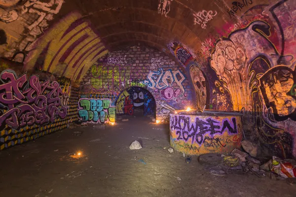 Bunker souterrain abandonné de la guerre froide — Photo