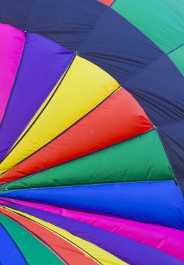 Renkli sıcak hava balonları