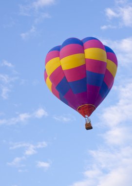 Renkli sıcak hava balonları
