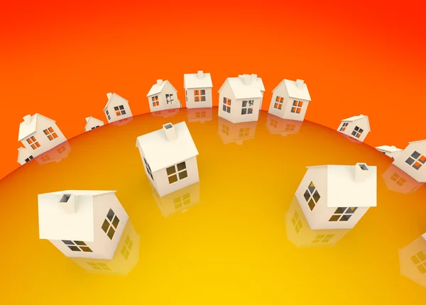 Global housing concept — Stock Photo, Image