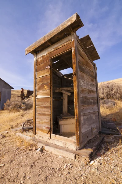 Vecchia cabina in legno a Massonic, California — Foto Stock