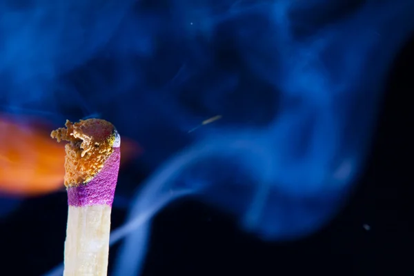 Burning Match — Stock Photo, Image