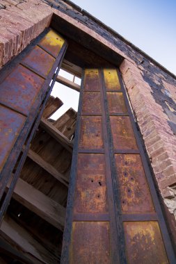 Mason, california, eski ahşap kabin