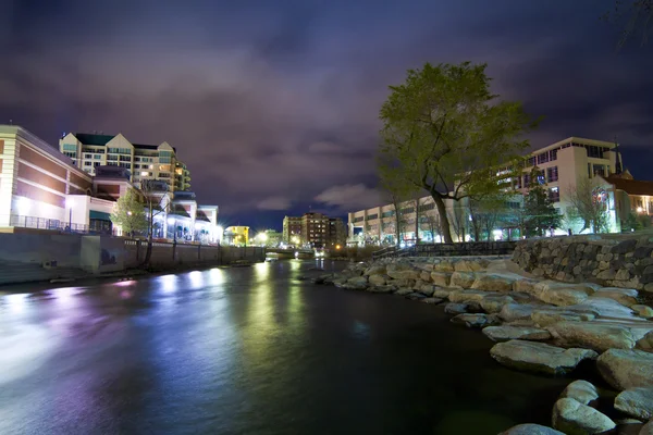 Reno rivier lopen — Stockfoto