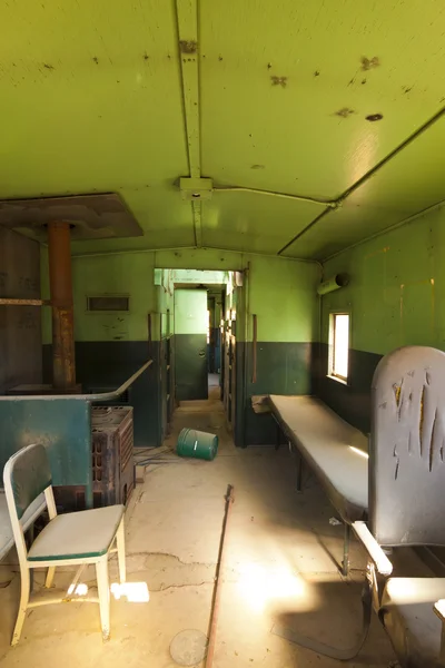 Broken Train Interior — Stock Photo, Image