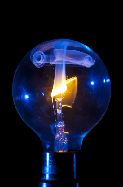 Light Bulb Burning Out — Stock Photo, Image