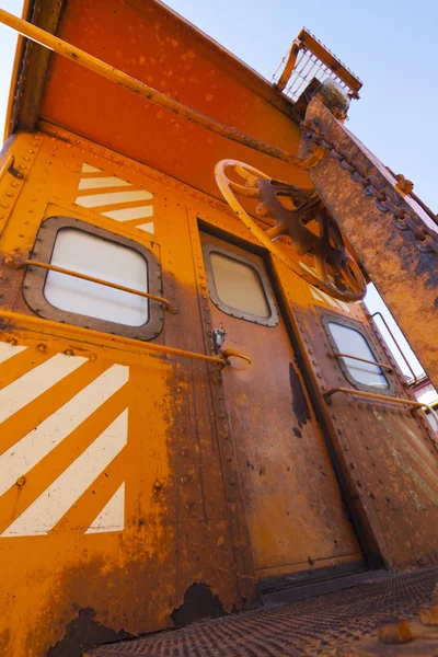 Closeup de Caboose de trem — Fotografia de Stock