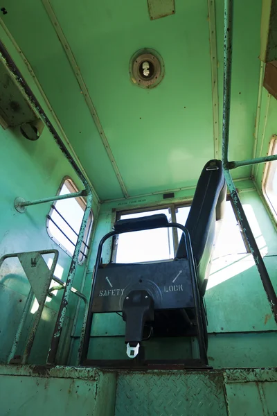 Interior del tren roto — Foto de Stock