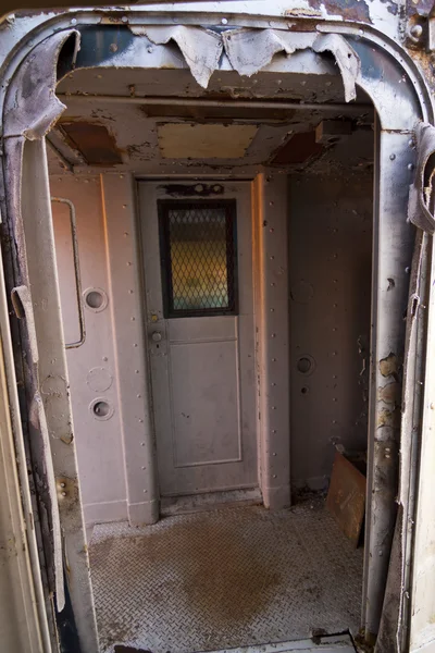 Broken Train Interior — Stock Photo, Image