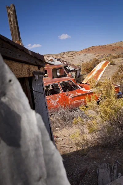 Eski terk edilmiş arabalar Telifsiz Stok Fotoğraflar