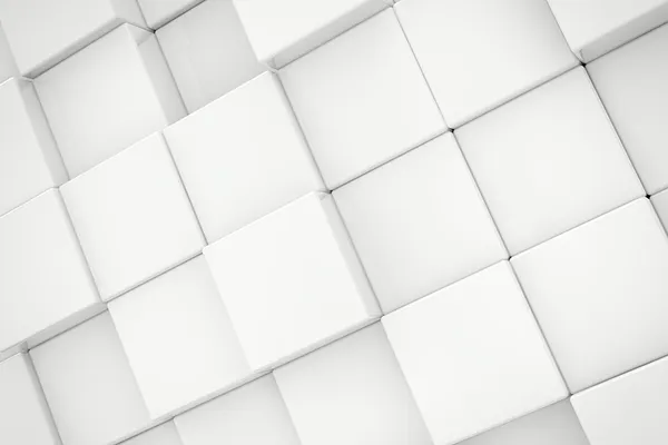 White cubes background — Stock Photo, Image