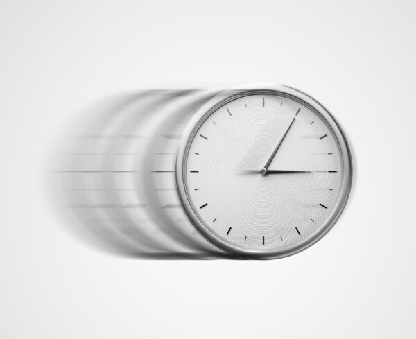 Reloj de pared blanco — Foto de Stock