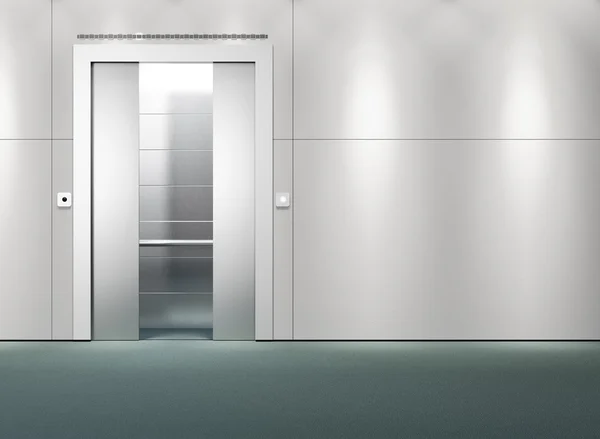 One open doors elevator — Stock Photo, Image