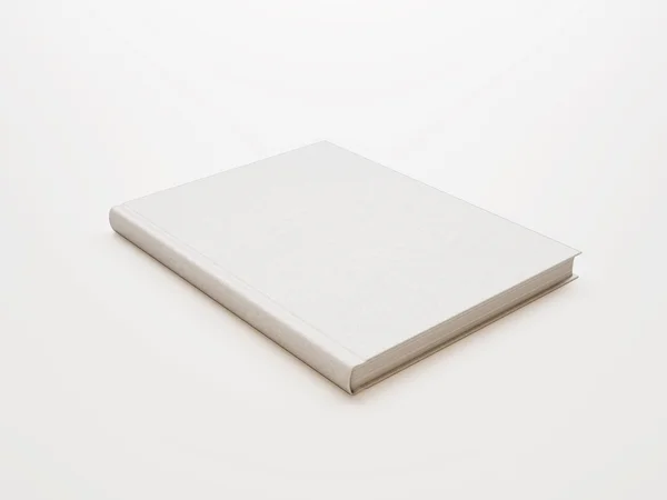 Libro blanco en blanco — Foto de Stock