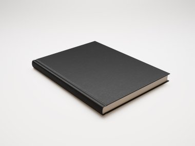 boş siyah kapaklı kitap