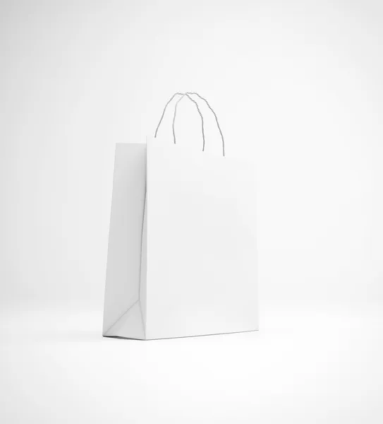 空白购物袋 — 图库照片