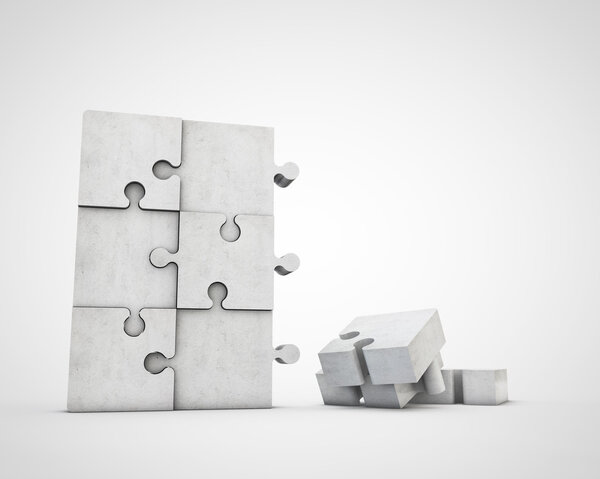 Строительство головоломки
