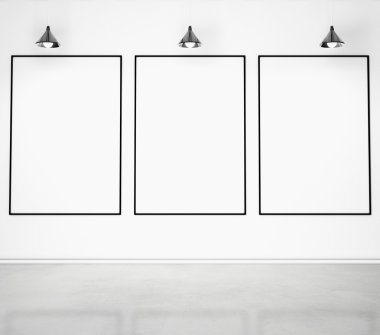 Üç boş çerçeveler