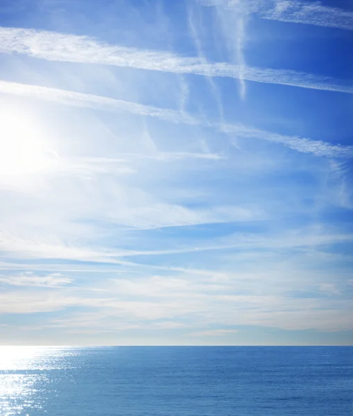 Vista mar e céu — Fotografia de Stock