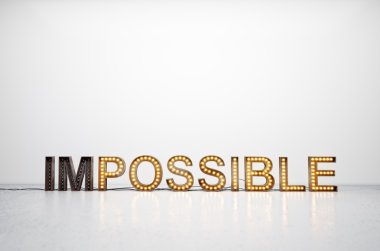 Işıklı harfler ile mümkün kavramı