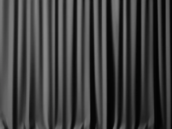 黒いカーテン — ストック写真