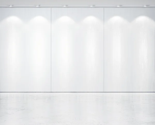 Gallery empty wall — Stock Photo, Image