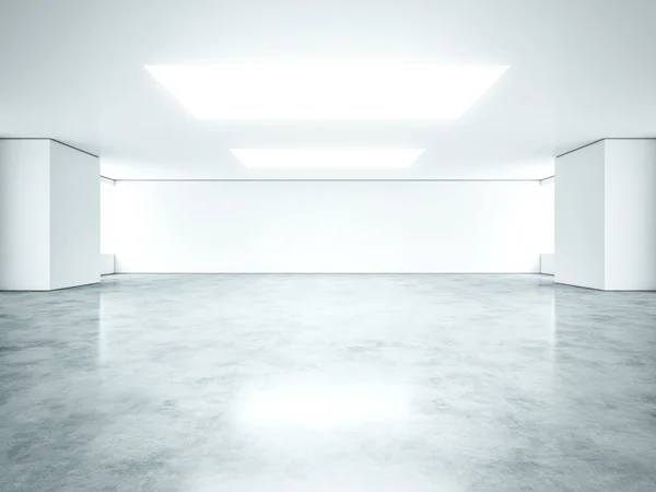Empty gallery interior — Stock Photo, Image