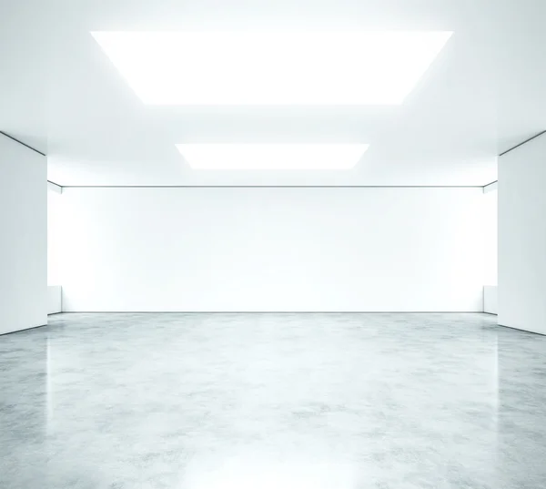 Temiz beyaz ofisbiały biuro czysty — Stok fotoğraf