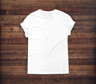 beyaz boş t-shirt