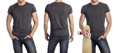 t-shirt giyen adam
