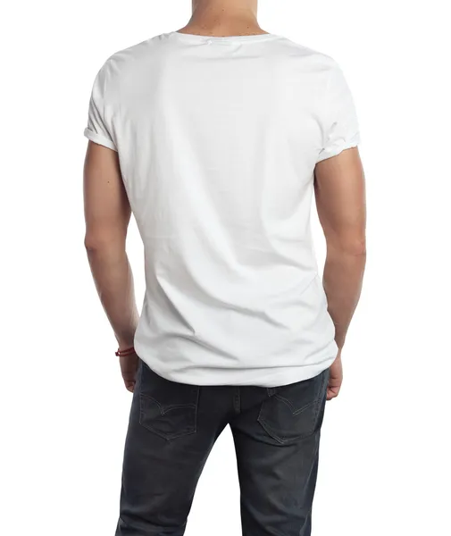 Homme portant un T-shirt — Photo