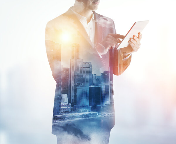 City and businessman