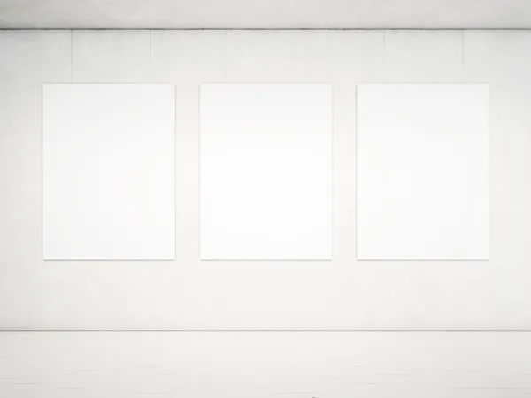 Blank picture frames — Stock Photo, Image