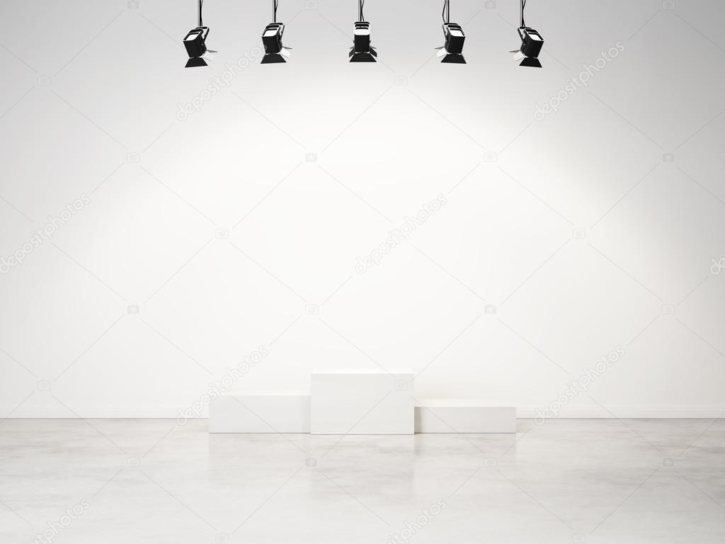 Empty podium