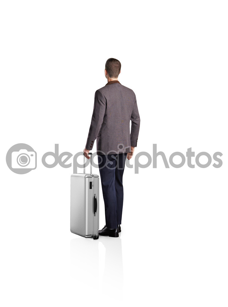 Businessman with a luggage