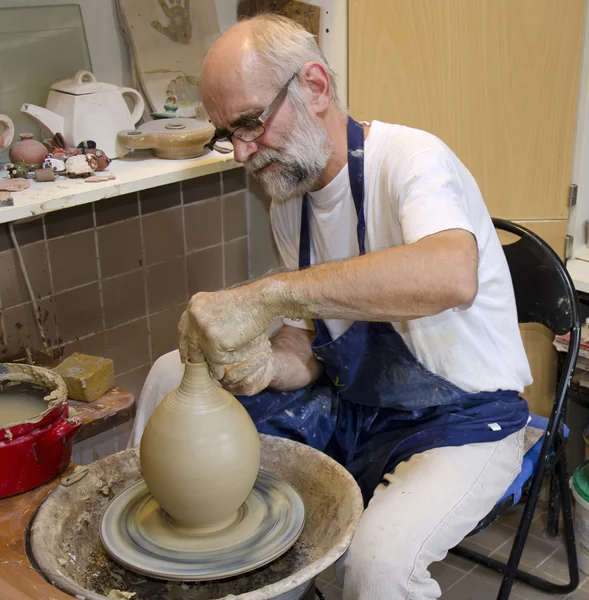The potter by work — Stock Photo, Image
