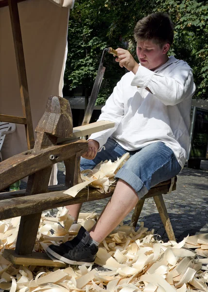 The manufacture of shingles — Stock Photo, Image