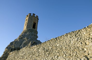 de eerste toren en het Oosten muur van devin kasteel